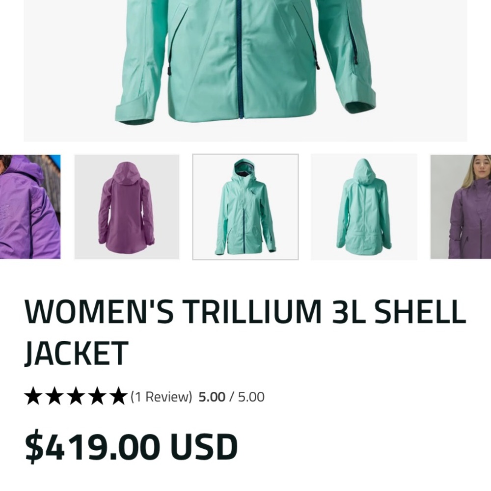 Women's Terracea Shell Jacket - Aqua